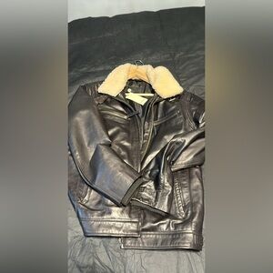 Black and Cream Jackets & Coats